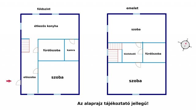 Eladó családi ház, Sülysápon 65.9 M Ft, 3 szobás