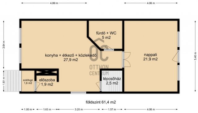 Eladó téglalakás, Zalaegerszegen 67 M Ft, 6 szobás