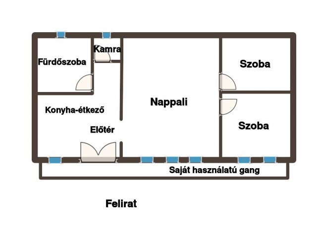 Eladó téglalakás, Debrecenben 98.9 M Ft, 3 szobás