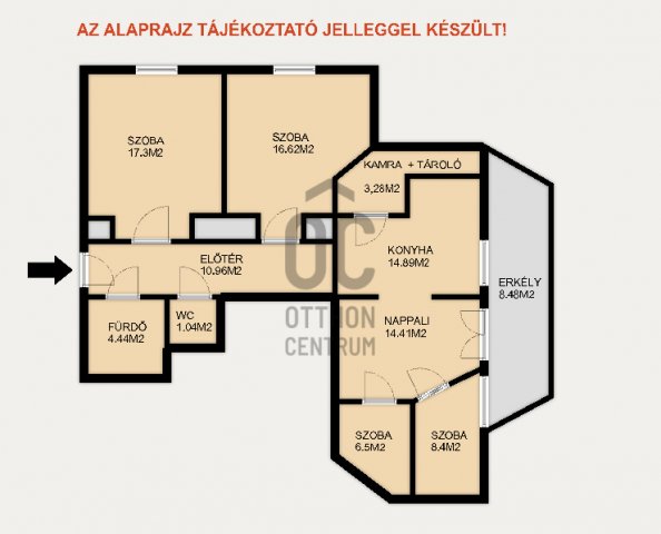 Eladó téglalakás, Budapesten, XX. kerületben 109 M Ft, 5 szobás