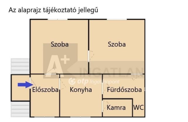 Eladó családi ház, Nagykállóban 9.5 M Ft, 2 szobás