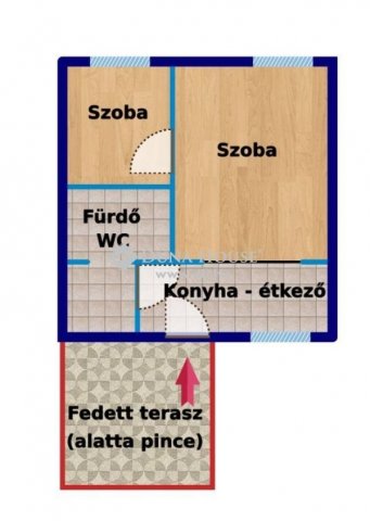 Eladó családi ház, Budajenőn 49 M Ft, 2 szobás