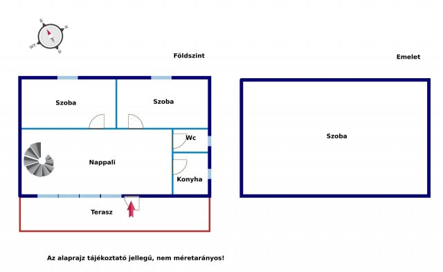 Eladó nyaraló, Dunabogdányban 18.9 M Ft, 4 szobás