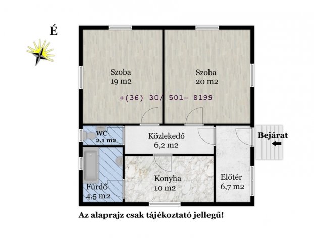 Eladó családi ház, Debrecenben 17.9 M Ft, 2 szobás