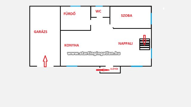 Eladó családi ház, Gyálon, Egressy úton 80 M Ft, 3+1 szobás