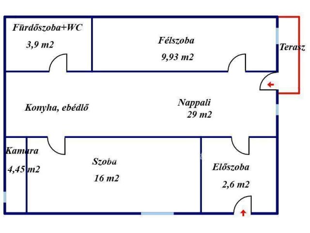 Eladó családi ház, Bükkábrányban 27.9 M Ft, 1+1 szobás