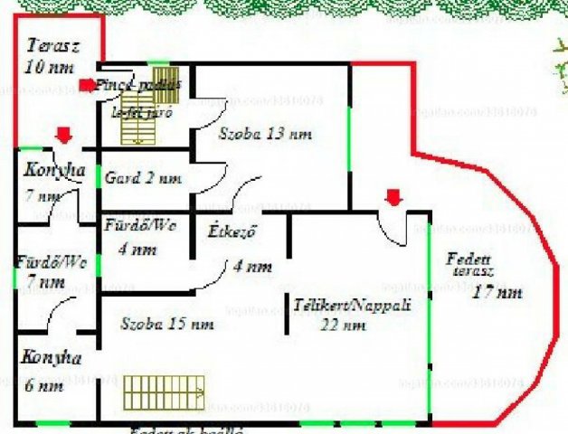 Eladó családi ház, Felsőpakonyban, Rákóczi utcában 134 M Ft