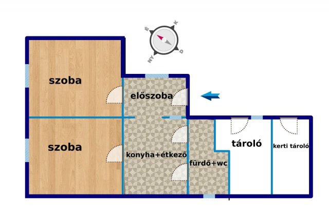 Eladó családi ház, Gyömörén 18.8 M Ft, 3 szobás