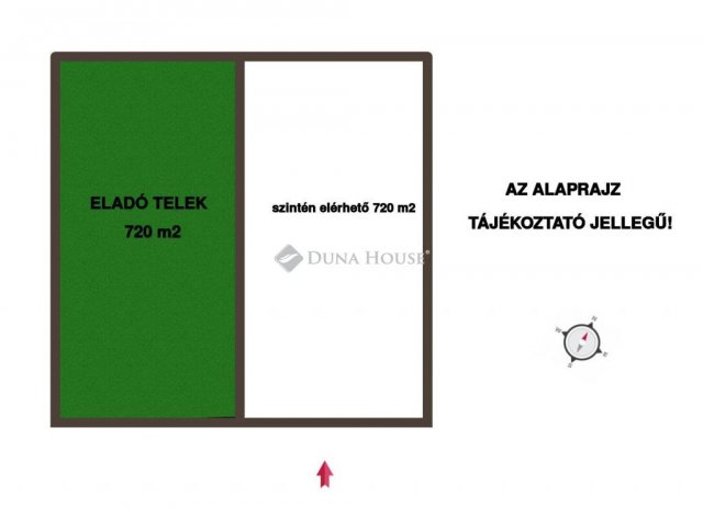 Eladó telek, Dabason 8.49 M Ft / költözzbe.hu