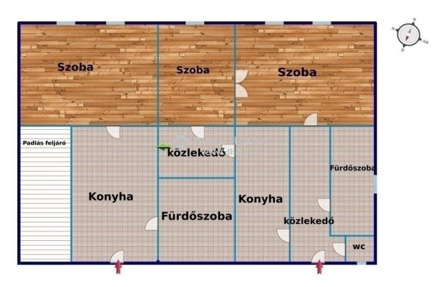 Eladó családi ház, Vecsésen 49.9 M Ft, 3 szobás