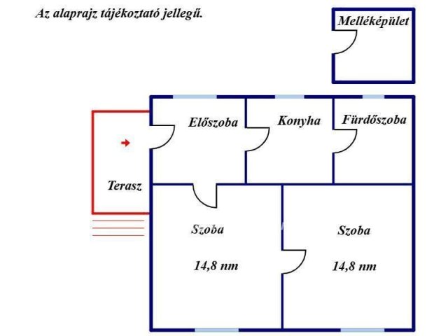 Eladó családi ház, Zagyvarékason 13.99 M Ft, 2 szobás