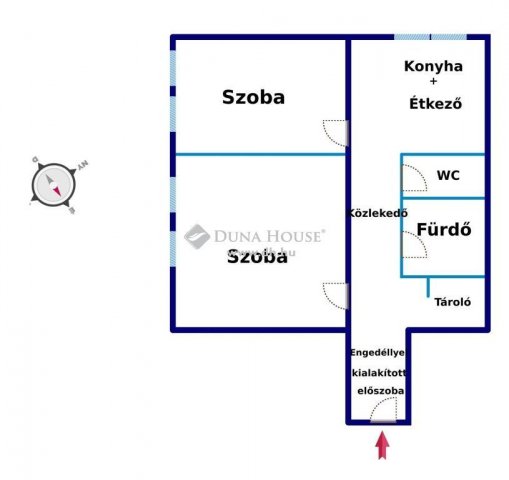 Eladó panellakás, Kecskeméten 38.99 M Ft, 2 szobás