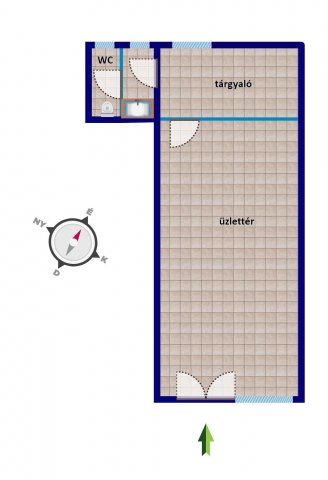 Eladó üzlethelyiség, Budapesten, IX. kerületben 35.9 M Ft