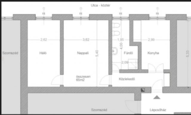 Eladó téglalakás, Szegeden 42 M Ft, 2 szobás