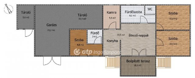 Eladó családi ház, Kunszentmiklóson 20 M Ft, 2 szobás