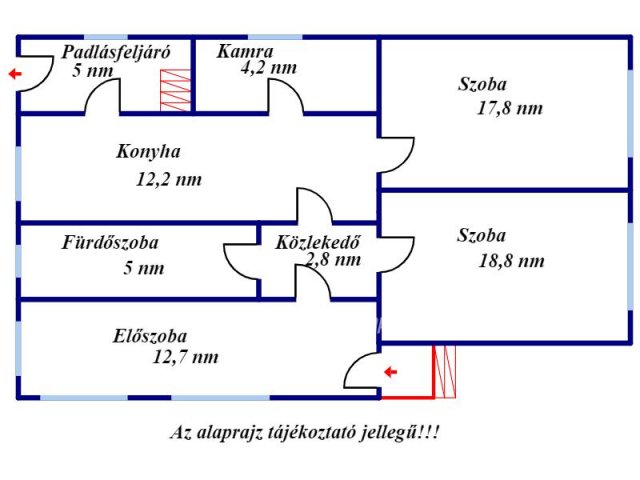 Eladó családi ház, Karcagon 14 M Ft, 2 szobás