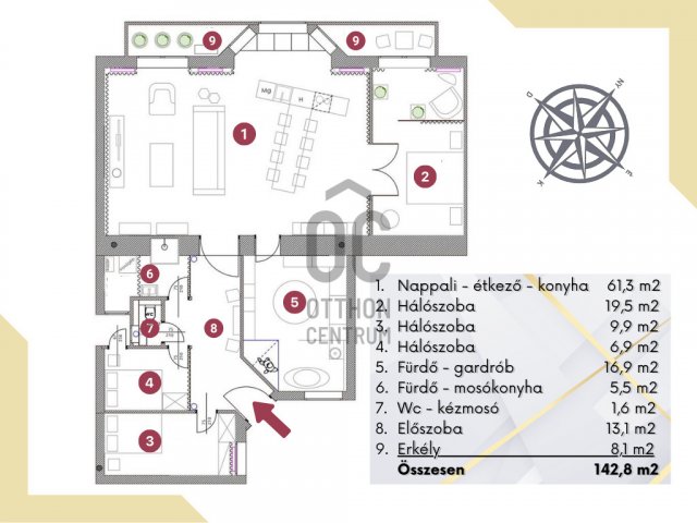 Kiadó téglalakás, albérlet, Budapesten, VI. kerületben