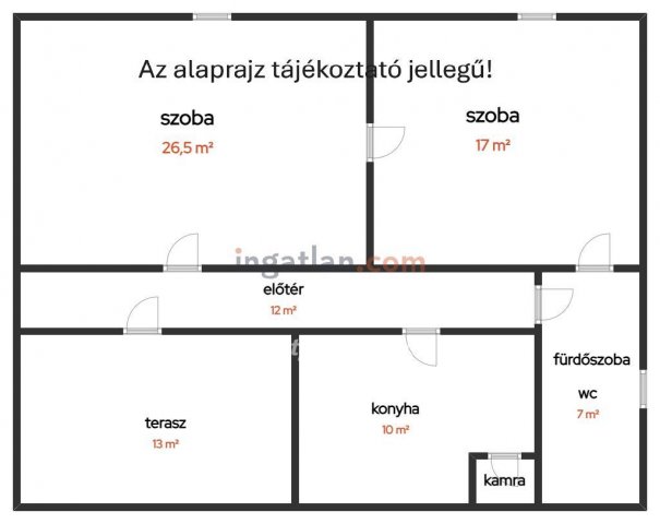 Eladó téglalakás, Balassagyarmaton 27 M Ft, 2 szobás