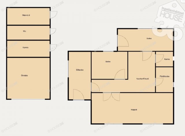 Eladó családi ház, Kecskeméten 41.9 M Ft, 3 szobás