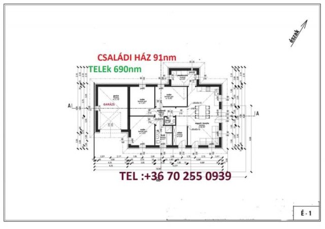 Eladó családi ház, Harkán 95 M Ft, 4 szobás