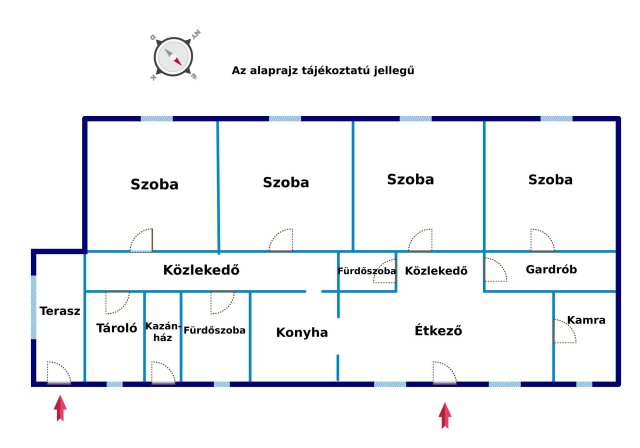 Eladó mezogazdasagi ingatlan, Domaszéken 59.99 M Ft, 4 szobás