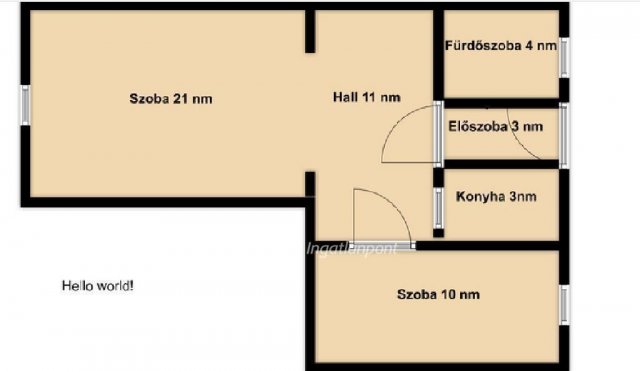 Eladó téglalakás, Budapesten, VIII. kerületben 45.9 M Ft