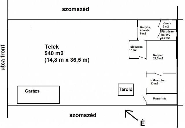 Eladó családi ház, Budapesten, XIX. kerületben, Csillag utcában