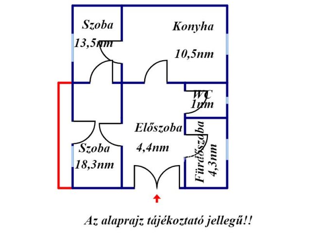 Eladó téglalakás, Jászberényben, Gém utcában 23 M Ft