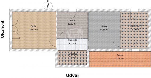 Eladó családi ház, Olaszfán 24.9 M Ft, 2+1 szobás