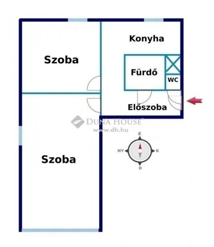 Eladó panellakás, Pécsett 37.9 M Ft, 2 szobás