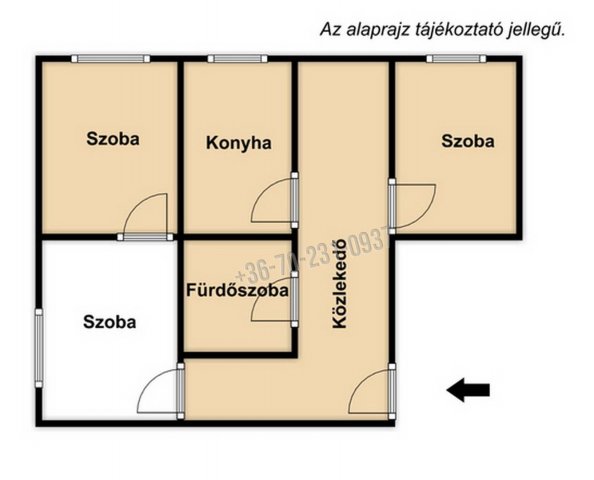 Eladó téglalakás, Budapesten, VI. kerületben 98 M Ft, 3 szobás