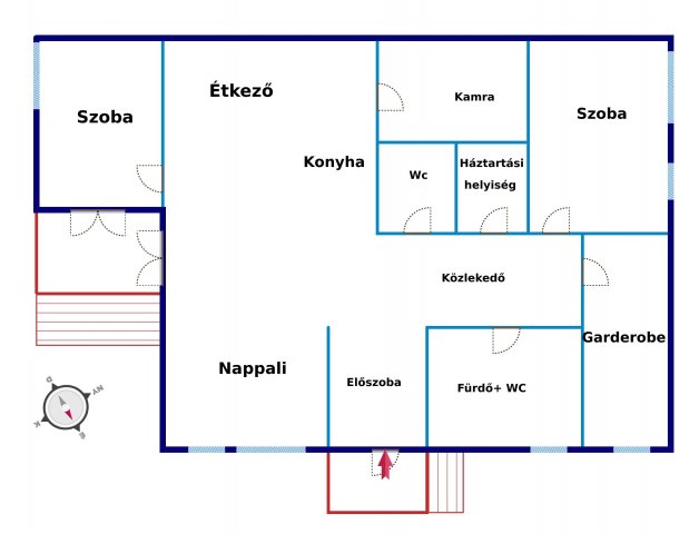 Kiadó családi ház, albérlet, Kecskeméten 445 E Ft / hó
