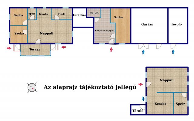 Eladó családi ház, Kálozon 55 M Ft, 3 szobás