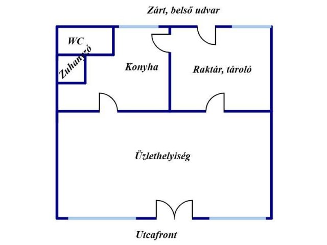 Eladó üzlethelyiség, Nyíregyházán 27 M Ft, 1+1 szobás