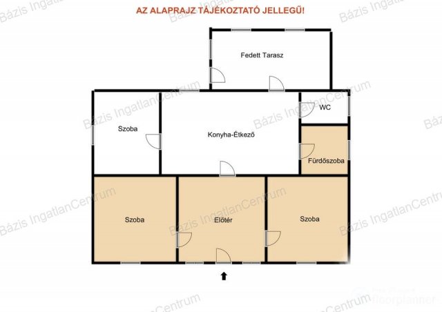 Eladó családi ház, Kiskunhalason 37.5 M Ft, 3 szobás