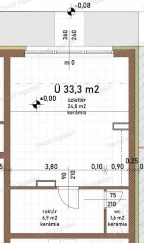 Eladó üzlethelyiség, Győrött 33.9 M Ft / költözzbe.hu