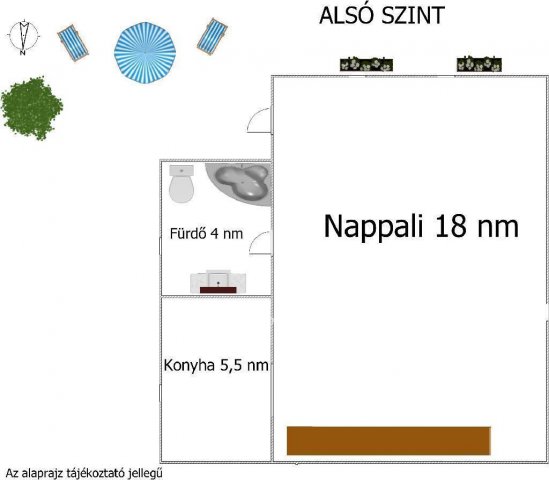 Eladó nyaraló, Délegyházán 38 M Ft, 1+2 szobás