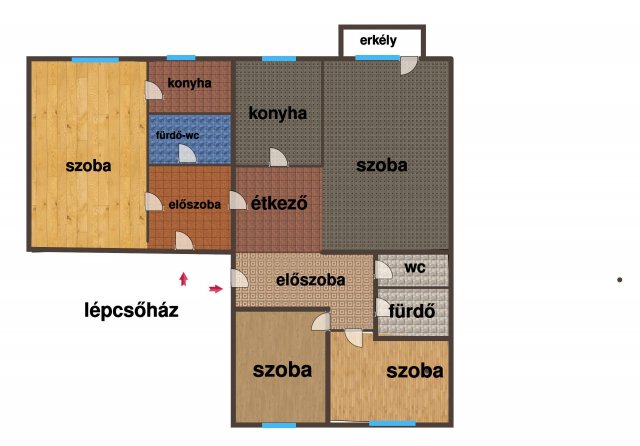 Eladó panellakás, Budapesten, XIX. kerületben 84.9 M Ft, 4 szobás