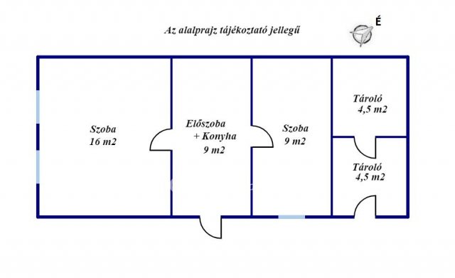 Eladó családi ház, Törtelen 6.99 M Ft, 2 szobás