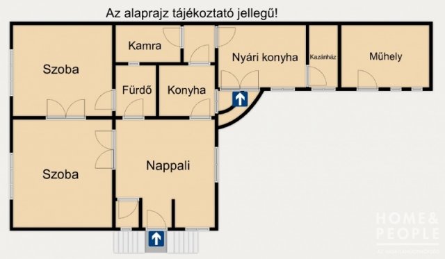 Eladó családi ház, Kisteleken 39.5 M Ft, 3 szobás