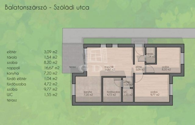 Eladó családi ház, Balatonszárszón 56.7 M Ft, 3 szobás