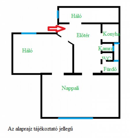 Eladó téglalakás, Budapesten, IX. kerületben 67 M Ft, 2 szobás