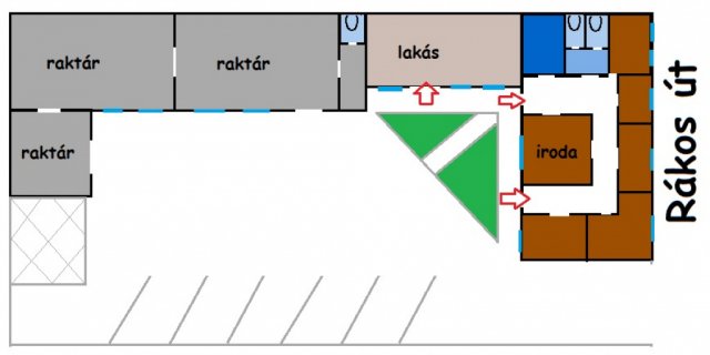 Eladó ipari ingatlan, Budapesten, XV. kerületben, Rákos úton