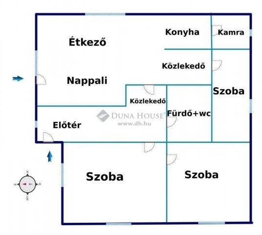 Eladó családi ház, Rácalmáson 75 M Ft, 4 szobás