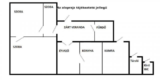 Eladó családi ház, Szalkszentmártonon 17 M Ft, 2 szobás