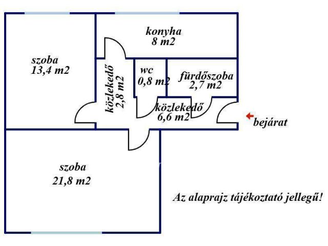 Eladó panellakás, Kecskeméten 38.9 M Ft, 2 szobás
