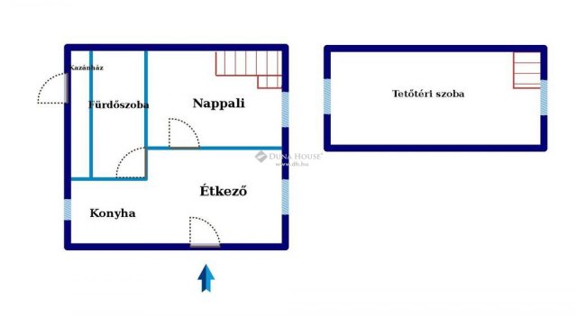 Eladó családi ház, Tatabányán 21.99 M Ft, 2 szobás
