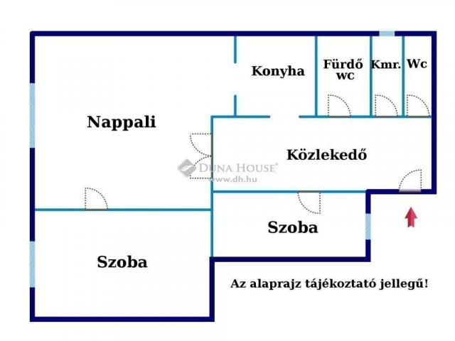 Eladó téglalakás, Budapesten, VI. kerületben 79.9 M Ft, 3 szobás