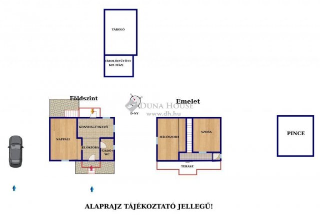Eladó családi ház, Sülysápon 59.8 M Ft, 3 szobás