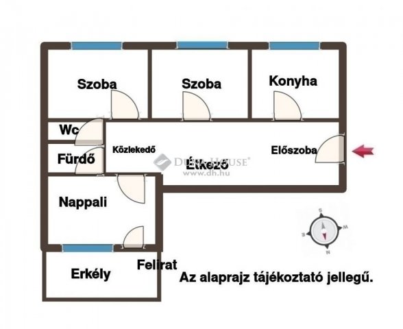 Eladó panellakás, Budapesten, XIX. kerületben 58.5 M Ft, 3 szobás